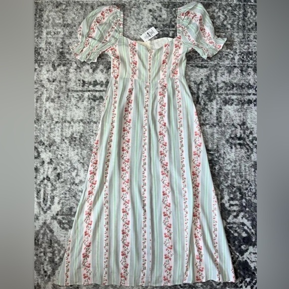 We Wore What Rosewood Midi Dress Size 14 NWT - Picture 6 of 12